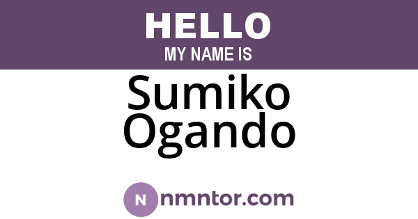 Sumiko Ogando