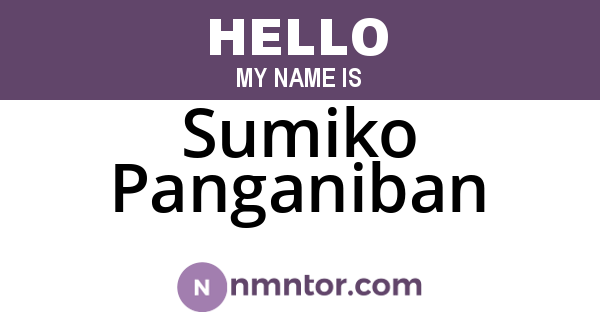 Sumiko Panganiban