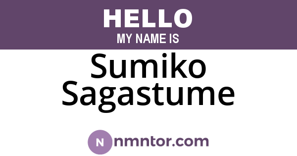 Sumiko Sagastume
