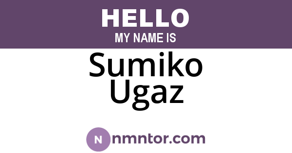 Sumiko Ugaz