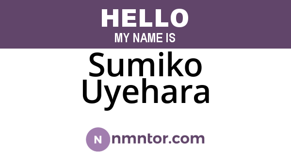 Sumiko Uyehara