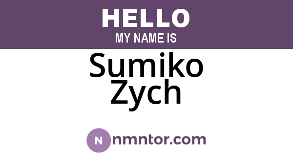Sumiko Zych