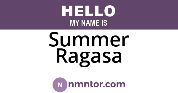 Summer Ragasa