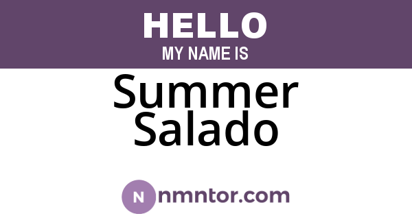 Summer Salado