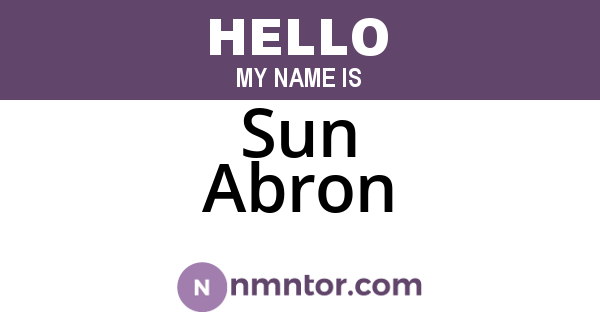 Sun Abron