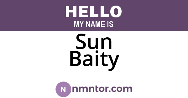 Sun Baity