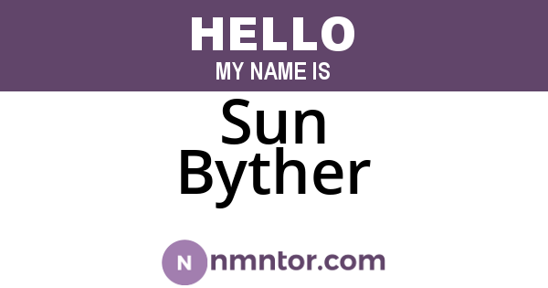 Sun Byther
