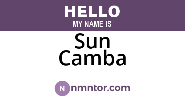 Sun Camba