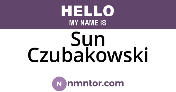 Sun Czubakowski