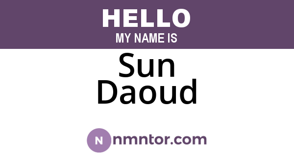 Sun Daoud