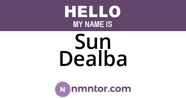 Sun Dealba