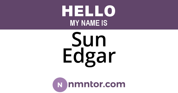 Sun Edgar