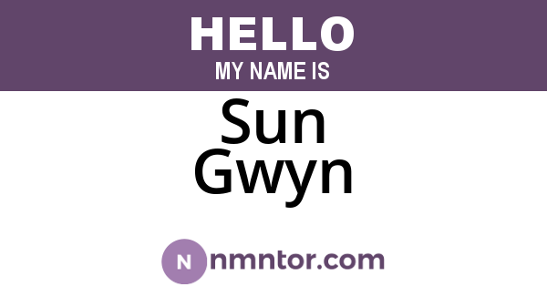 Sun Gwyn