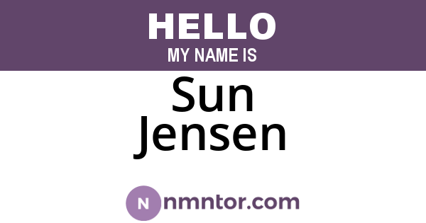 Sun Jensen