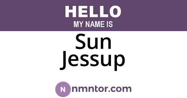 Sun Jessup