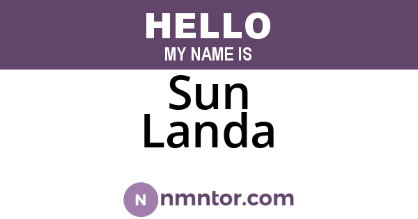Sun Landa