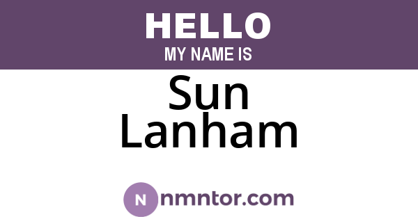 Sun Lanham