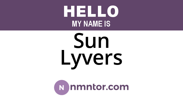 Sun Lyvers