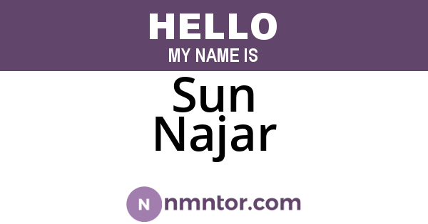Sun Najar