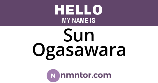 Sun Ogasawara