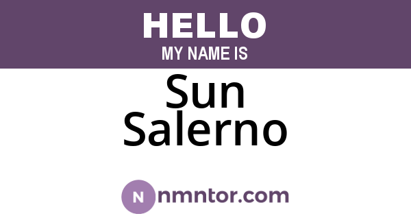 Sun Salerno