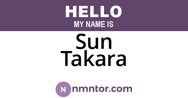 Sun Takara
