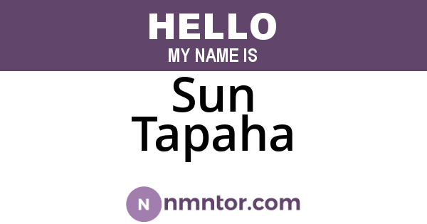 Sun Tapaha