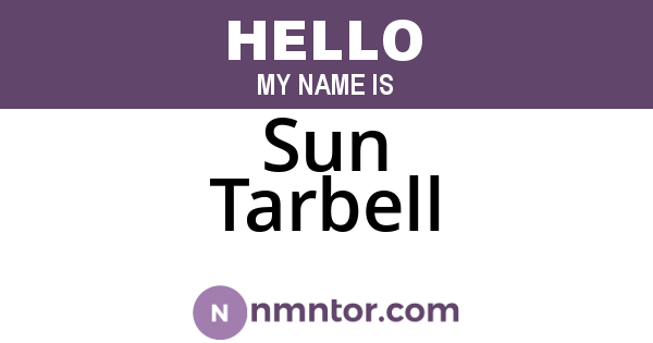 Sun Tarbell