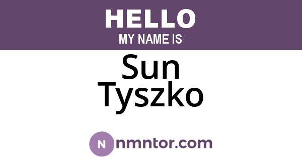 Sun Tyszko
