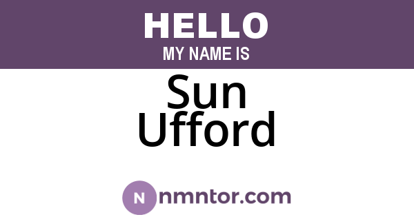 Sun Ufford