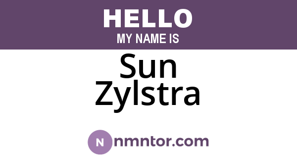 Sun Zylstra