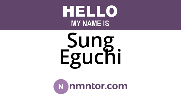 Sung Eguchi