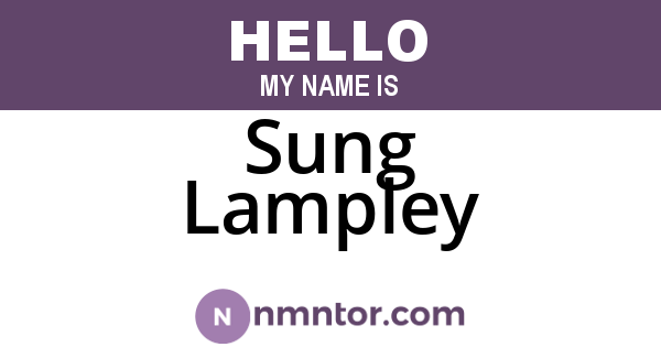 Sung Lampley
