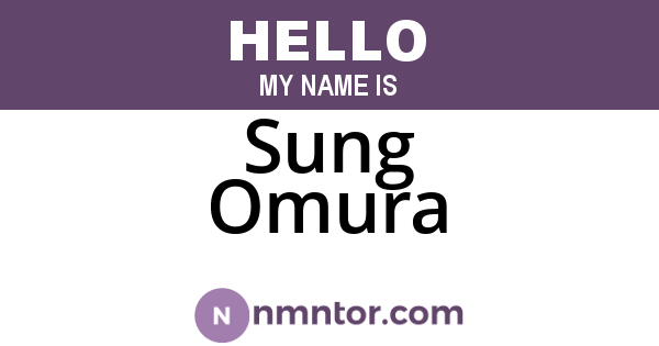 Sung Omura