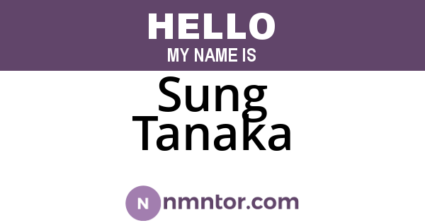 Sung Tanaka
