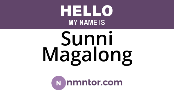 Sunni Magalong