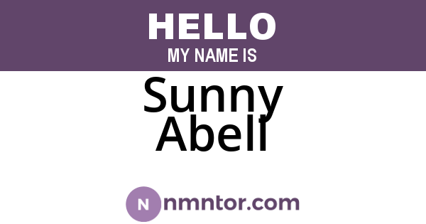 Sunny Abell