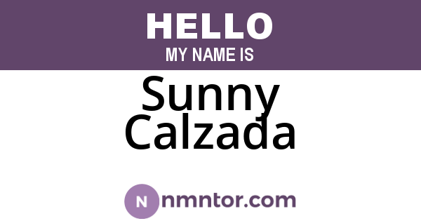 Sunny Calzada