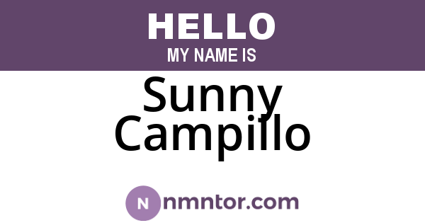 Sunny Campillo