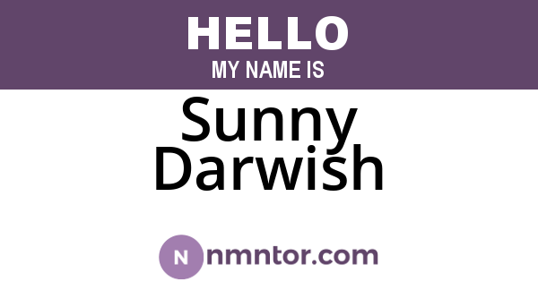 Sunny Darwish
