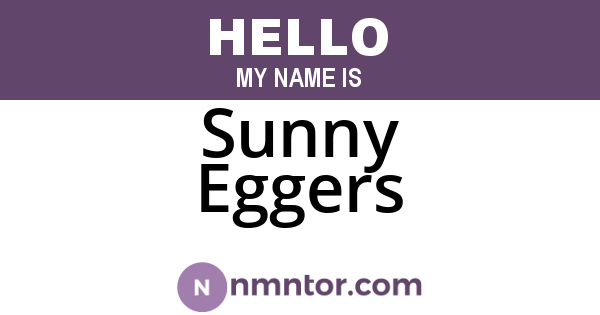 Sunny Eggers