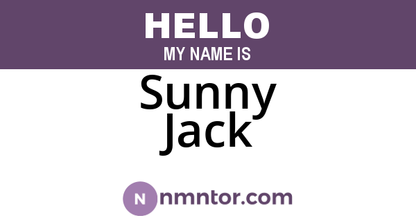 Sunny Jack