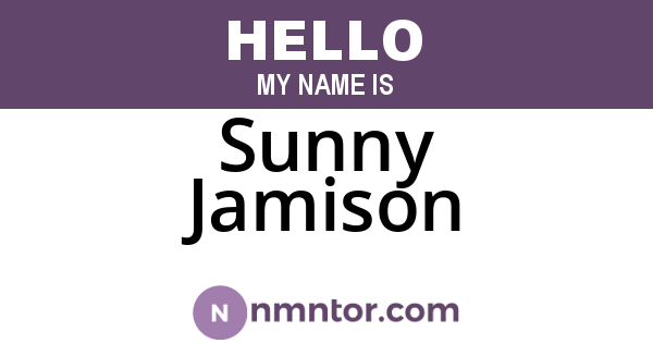 Sunny Jamison