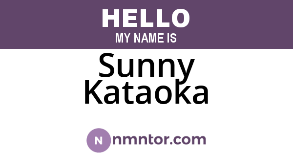 Sunny Kataoka