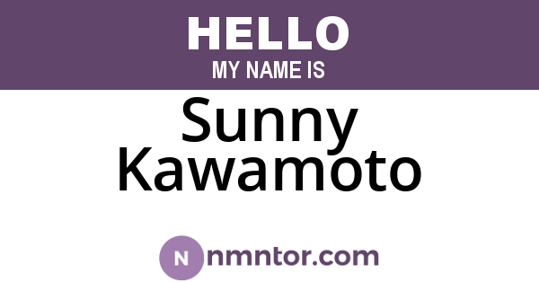 Sunny Kawamoto