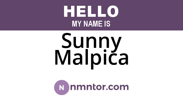 Sunny Malpica