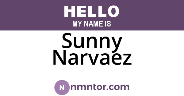 Sunny Narvaez