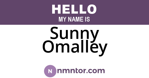 Sunny Omalley