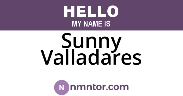 Sunny Valladares