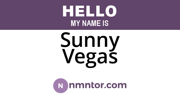 Sunny Vegas